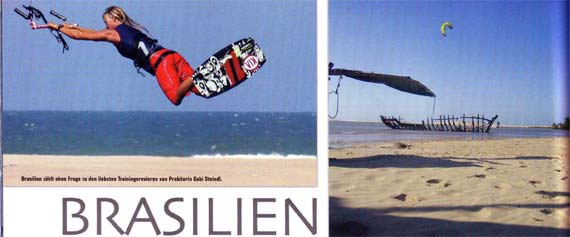 ‘Spot Guide Brasil’ published in latest kiteboarding.de