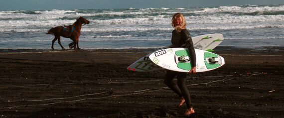 Last ride in the Tasman Sea