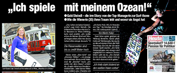 Sick feature in “HEUTE” !