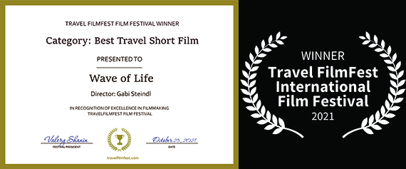 WINNER “BEST TRAVEL SHORT FILM”