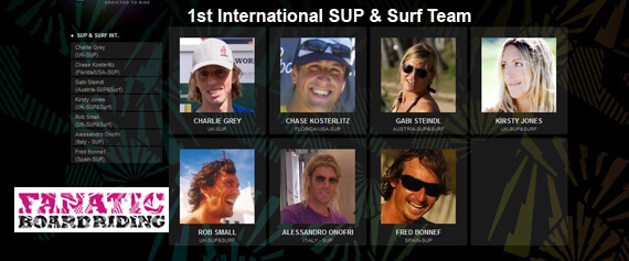 1st Fanatic Intl. SUP & Surf Team!